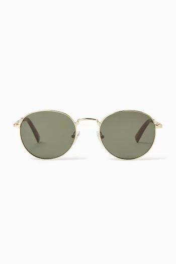 Lost Legacy Round Sunglasses in Metal