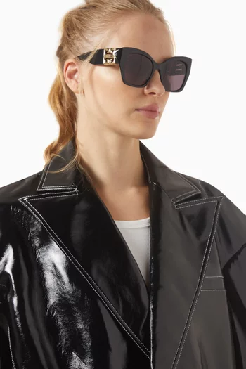 4G Cat-eye Sunglasses in Acetate