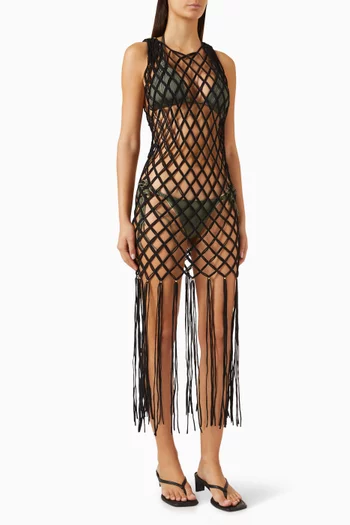 Brynn Beaded Cover-up Dress
