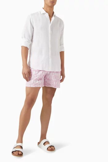 Regular-fit Shirt in Linen
