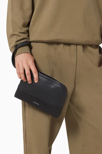 Wristlet Pouch in Faux Leather
