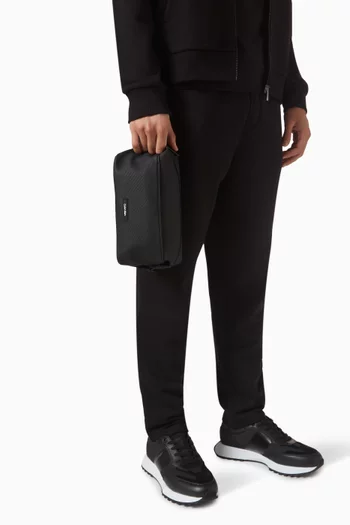 Essential Logo-patch Wash Bag