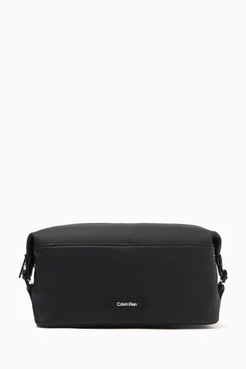 Essential Logo-patch Wash Bag