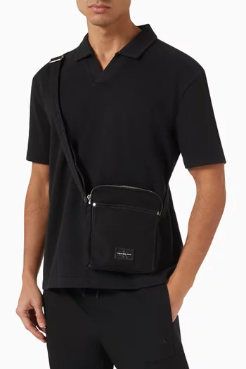 Logo Reporter Bag in Canvas