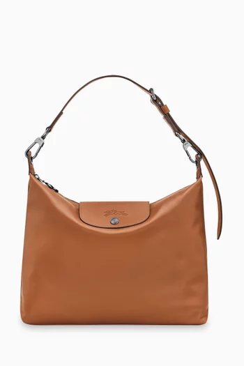 Le Pliage Xtra Hobo Bag in Leather