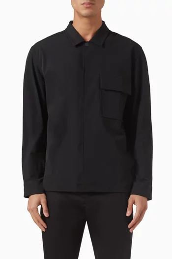 Classic Overshirt in Stretch Nylon