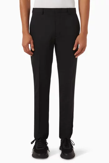 Slim Tapered Trousers in Twill