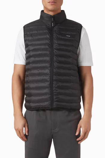 Packable Quilted Gilet in Nylon