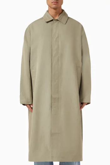 Mac Long Coat in Cotton Blend