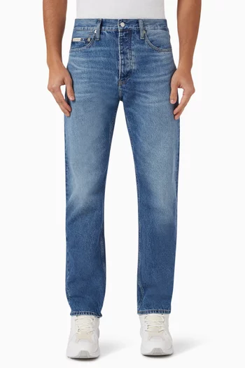 Standard Straight-fit Jeans in Cotton-denim