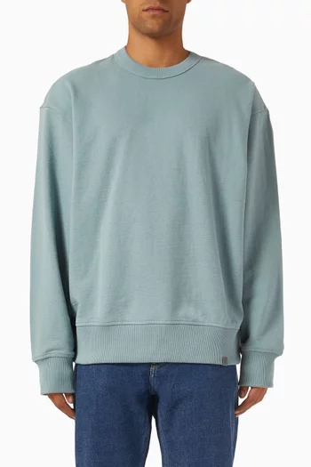 Textured Sweatshirt in Cotton-jersey