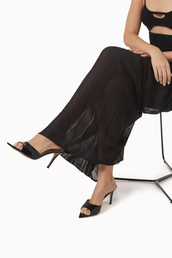 Elle 85 Mule Sandals in Patent Leather