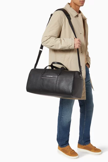 Corporate Duffel Bag in Faux Leather