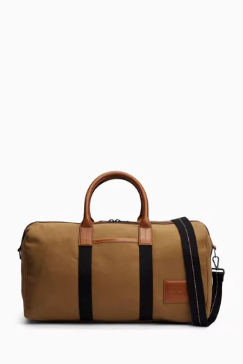 Casual Prep Duffle Bag in Cotton-canvas