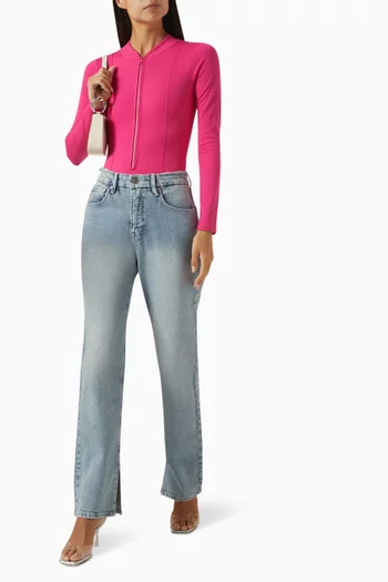 Good Icon Straight Jeans in Denim