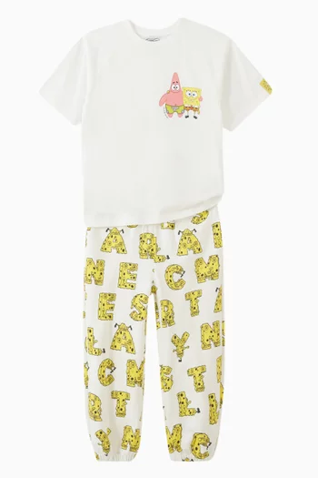 x SpongeBob Sweatpants in Organic Cotton