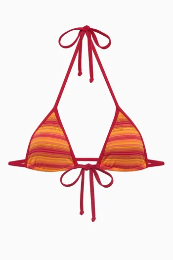 Coastal Micro Bikini Top in Stretch Nylon