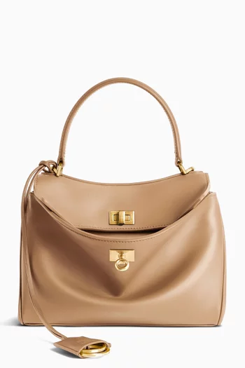 Mini Rodeo Top-handle Bag in Leather