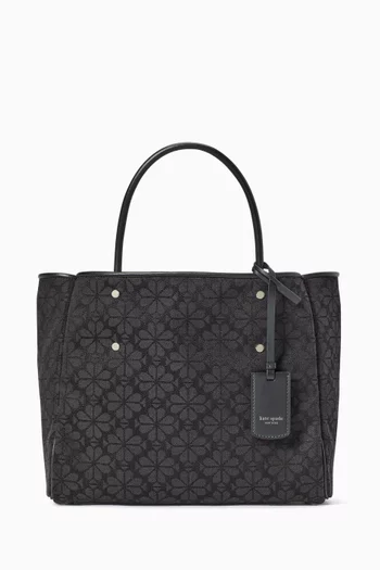 Medium Spade Everything Tote Bag in Jacquard