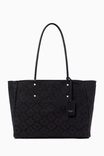 Large Spade Everything Tote Bag in Jacquard