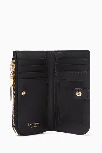 Small Key To My Heart Bifold Wallet in Patent Leather