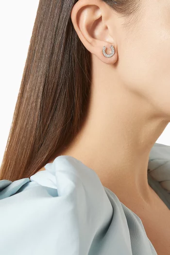 Lucky Charm Horseshoe Stud Earrings