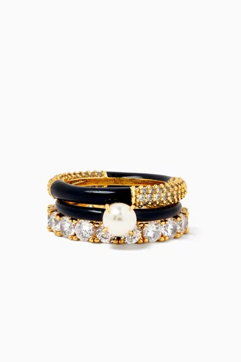 Hint Of Shimmer Stacking Ring
