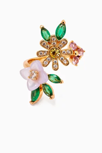 Bursting Blooms Wrap Ring