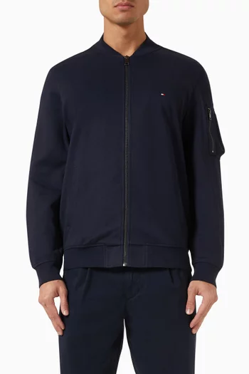 Bomber Jacket in Intechno Knit