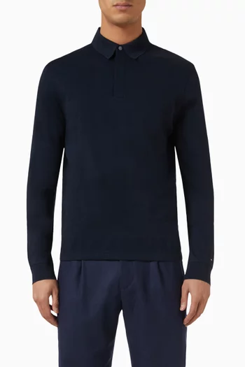 Rugby Polo Shirt in Cotton