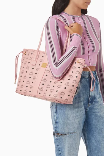 Reversible Liz Shopper Bag in Visetos