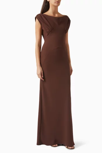 Raina Gown in Crepe