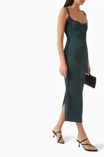 Heart Dress in Acetate-blend