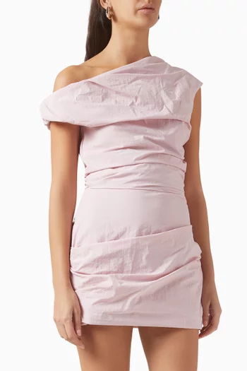 Remmy Mini Dress in Crunchy-cotton