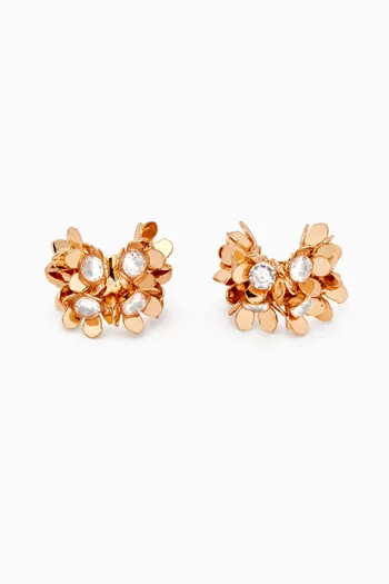 Tina Flower Ear Cuffs in 14kt Gold Vermeil