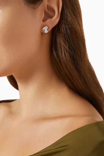 أقراط بيير فضة إسترلينية