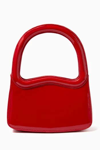 Mini Luciana Frame Bag in Calf Leather