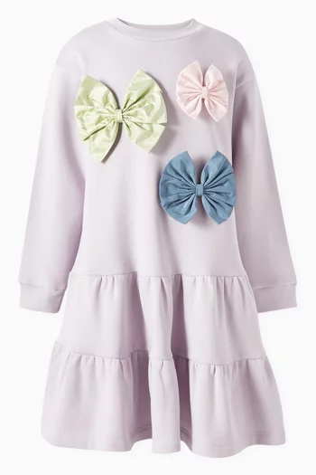 Bow Dress in Organic Cotton