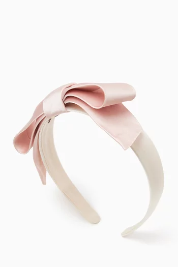 Bow Hairband in Satin