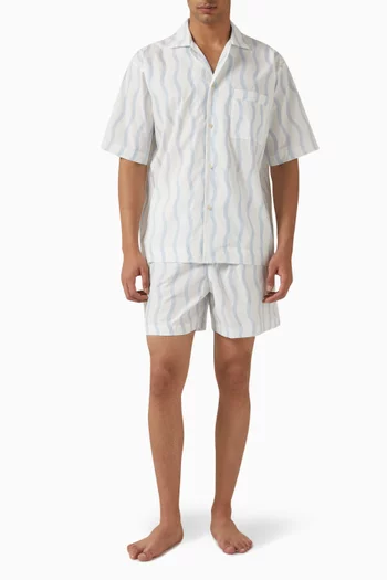 Cassio Pyjama Shirt in Organic Cotton