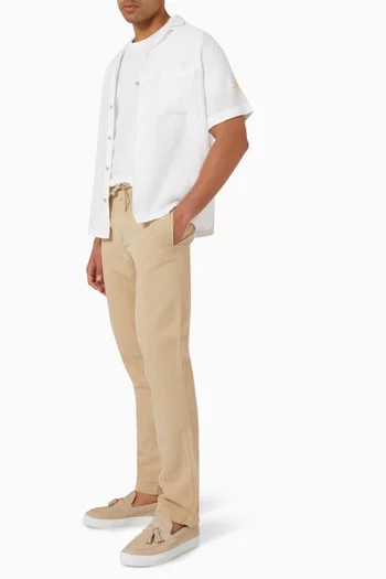 Alves Embroidered Shirt in Linen