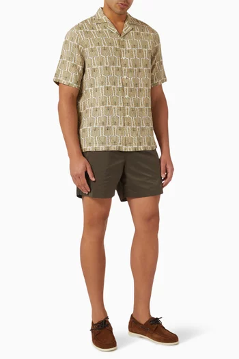 Roberto Palmeira Printed Shirt in Linen
