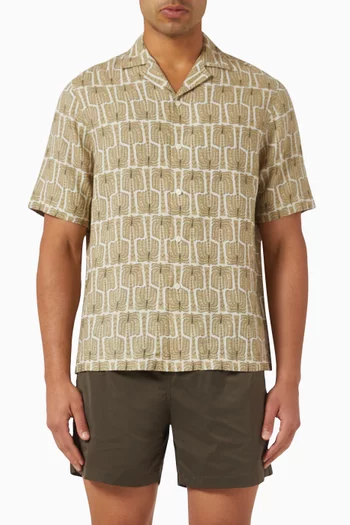 Roberto Palmeira Printed Shirt in Linen