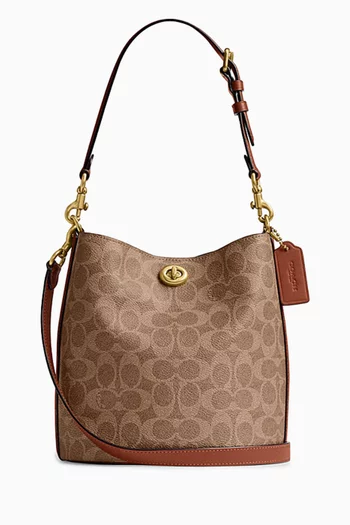 Willow 19 Bucket Bag in Signature Canvas