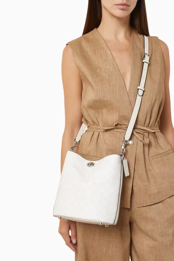 Willow 19 Bucket Bag in Signature Canvas