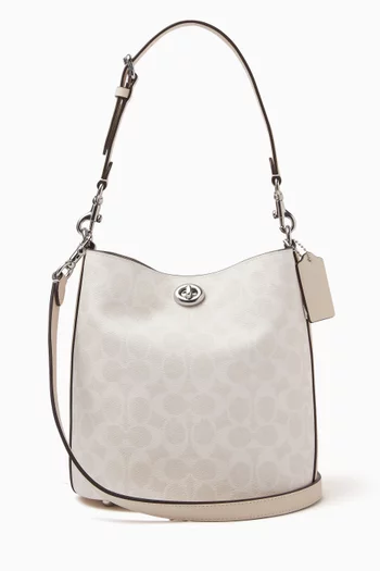 Willow 19 Bucket Bag in Signature Canvas