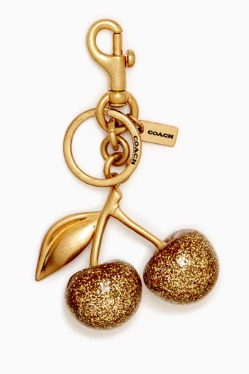 Cherry Bag Charm in Resin