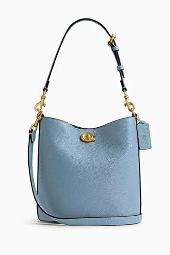 Willow 19 Bucket Bag in Pebbled Leather