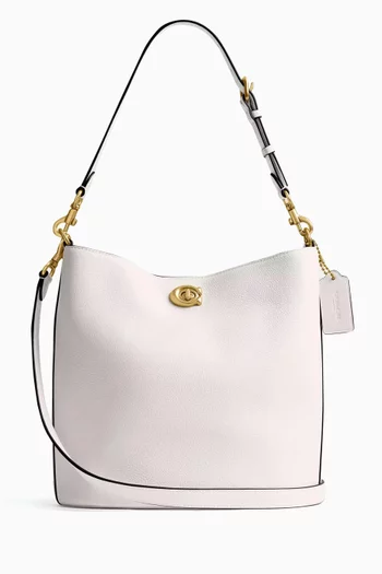 Willow 19 Bucket Bag in Pebbled Leather