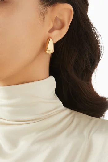 Dolcezza Hoop Earrings in 14kt Gold-plated Sterling Silver